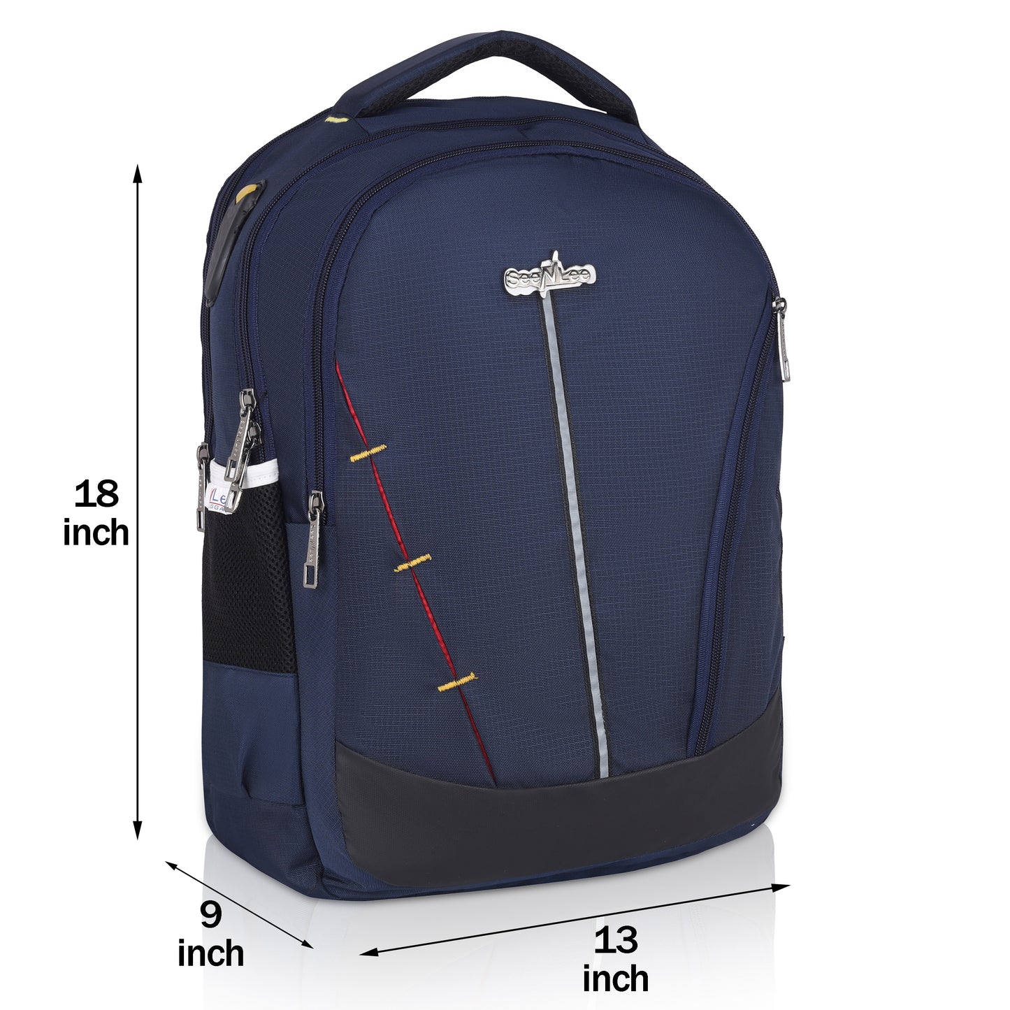 SeeNLee Metropolitan Series | 32L Professional Laptop Backpack | Premium Business Bag for Men with Ergonomic Design (Navy Blue)