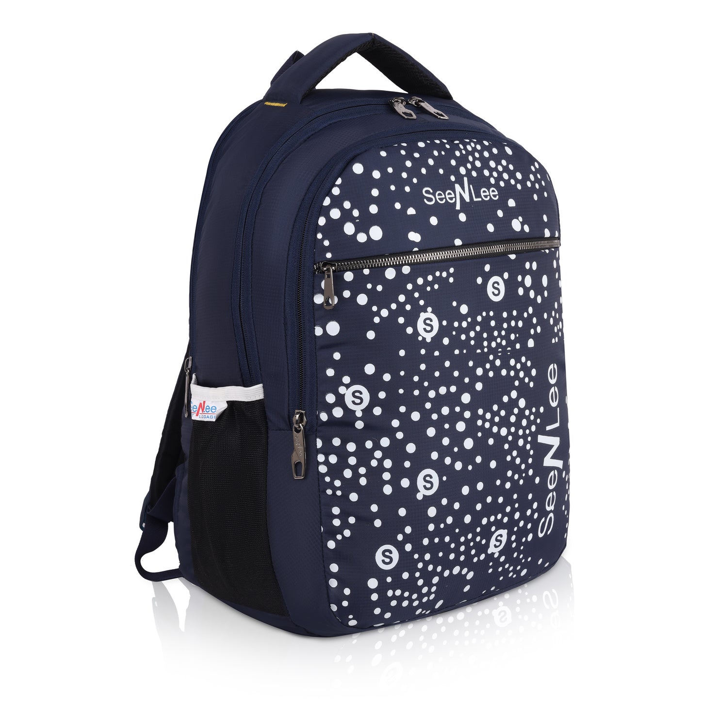SeeNLee Night Sky 21L Smart Tech Backpack - Premium Navy Speckled Design with Professional Appeal