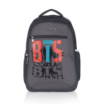 SeeNLee BTS Edition 28L College Backpack | K-Pop Fan Essential Travel Daypack | Water-Resistant Premium Campus Bag with Reflective Design
