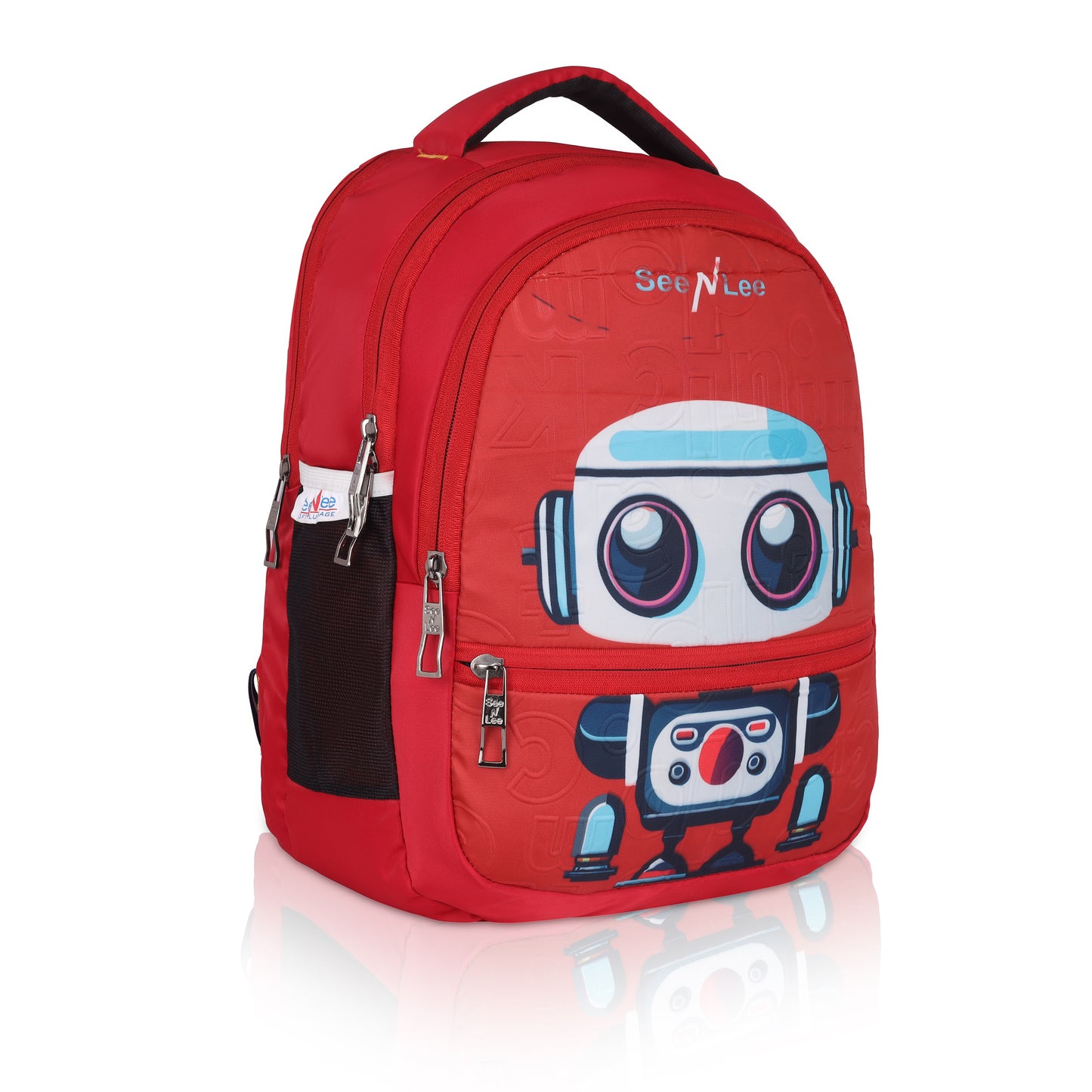 SeeNLee 16L Robot Kids Backpack - Tech-Inspired School Bag | Ages 5-11 with Ergonomic Design