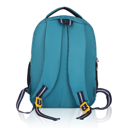 SeeNLee 16L Aqua Dino Kids Backpack - Cool Teal School Bag with Ergonomic Design | Ages 5-11