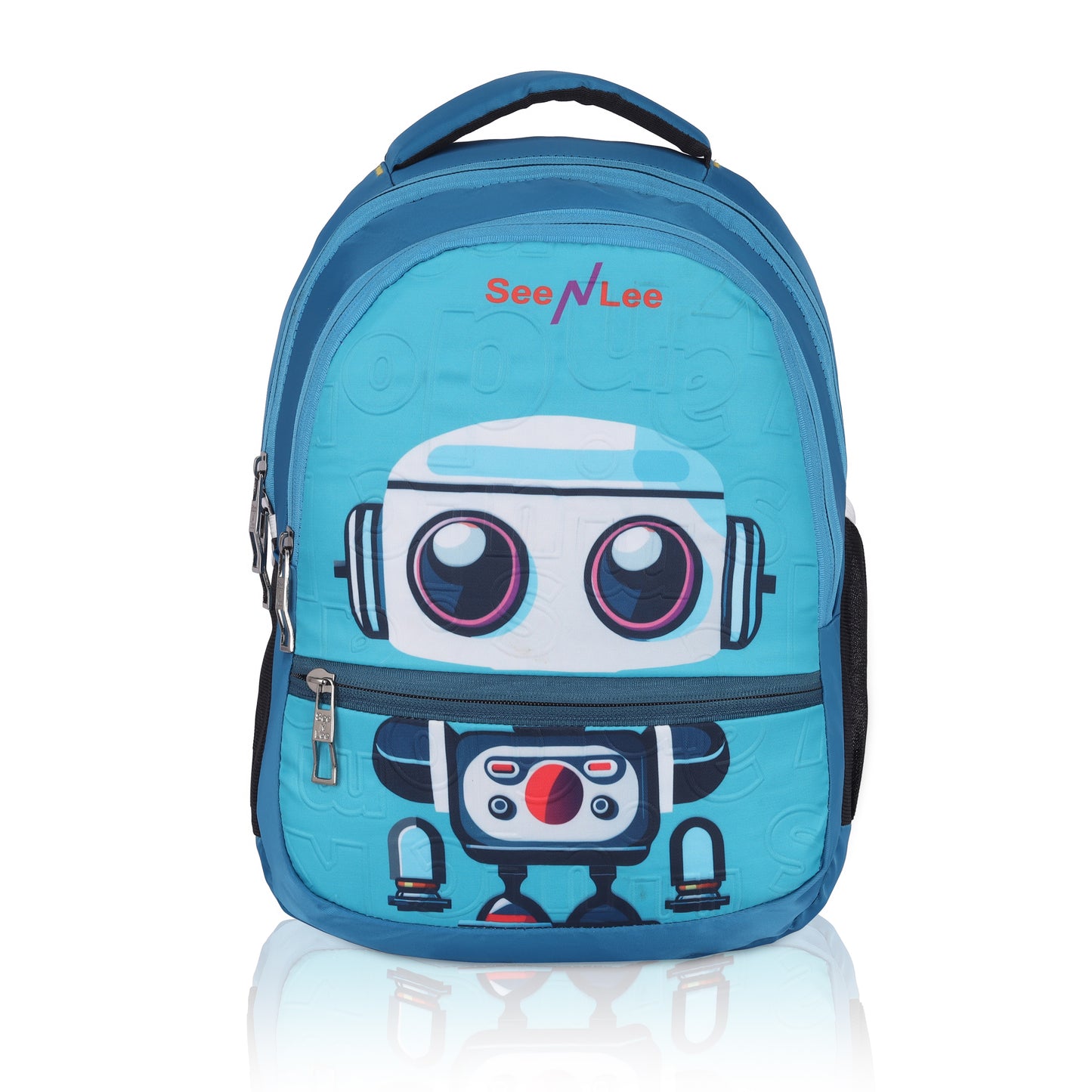 SeeNLee 16L Tech Bot Kids Backpack - Cool Robot School Bag | Ages 5-11 with Ergonomic Design