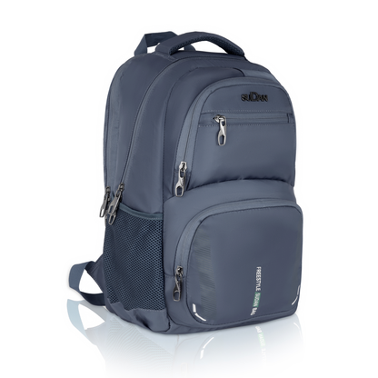 Sudan Freestyle Sport Backpack | F-403 Royal Blue | Athletic Series | Active Lifestyle Daypack (Grey)