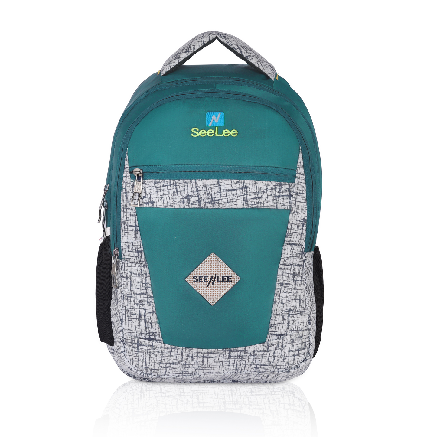 SeenLee Urban Fusion 21L Backpack - Metro Collection | Smart Tech School & Travel Daypack with Modern Pattern