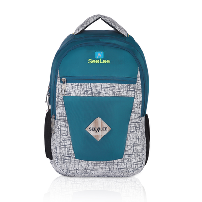 SeenLee Maze Runner 21L Backpack - Urban Series | Smart Tech School & Travel Backpack with Geometric Pattern