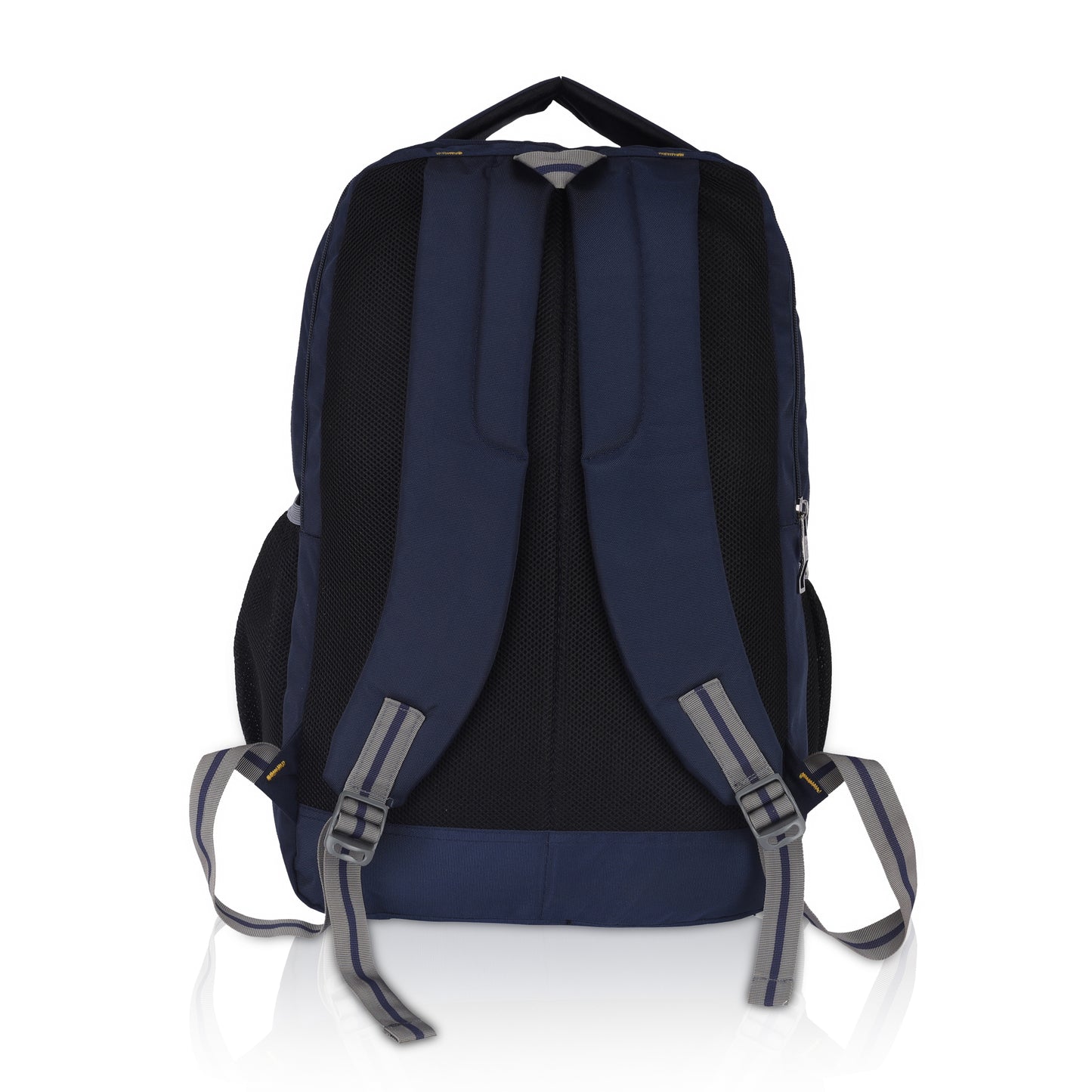 SeeNLee Fusion Series | 28L Dual-Tone Backpack | Modern School & Travel Bag with Premium Design (Navy-Sky Blue)