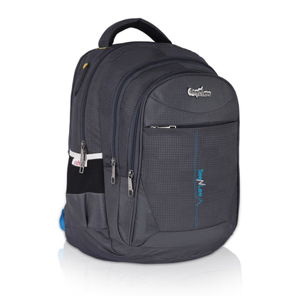 SeeNLee Pulse Series | 34L Professional Backpack | Multi-Purpose Laptop Bag with Enhanced Comfort (Charcoal Grey-Blue)