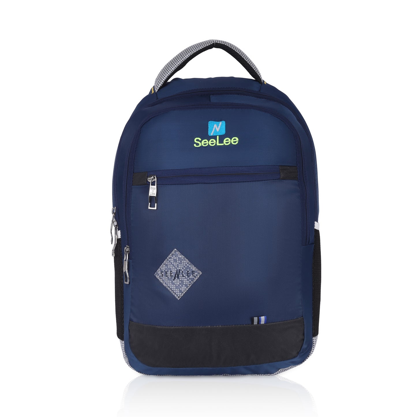 SeeNLee Metro Lite Series | 25L Compact Backpack | Essential Student & Office Bag with Premium Protection (Navy-Black)