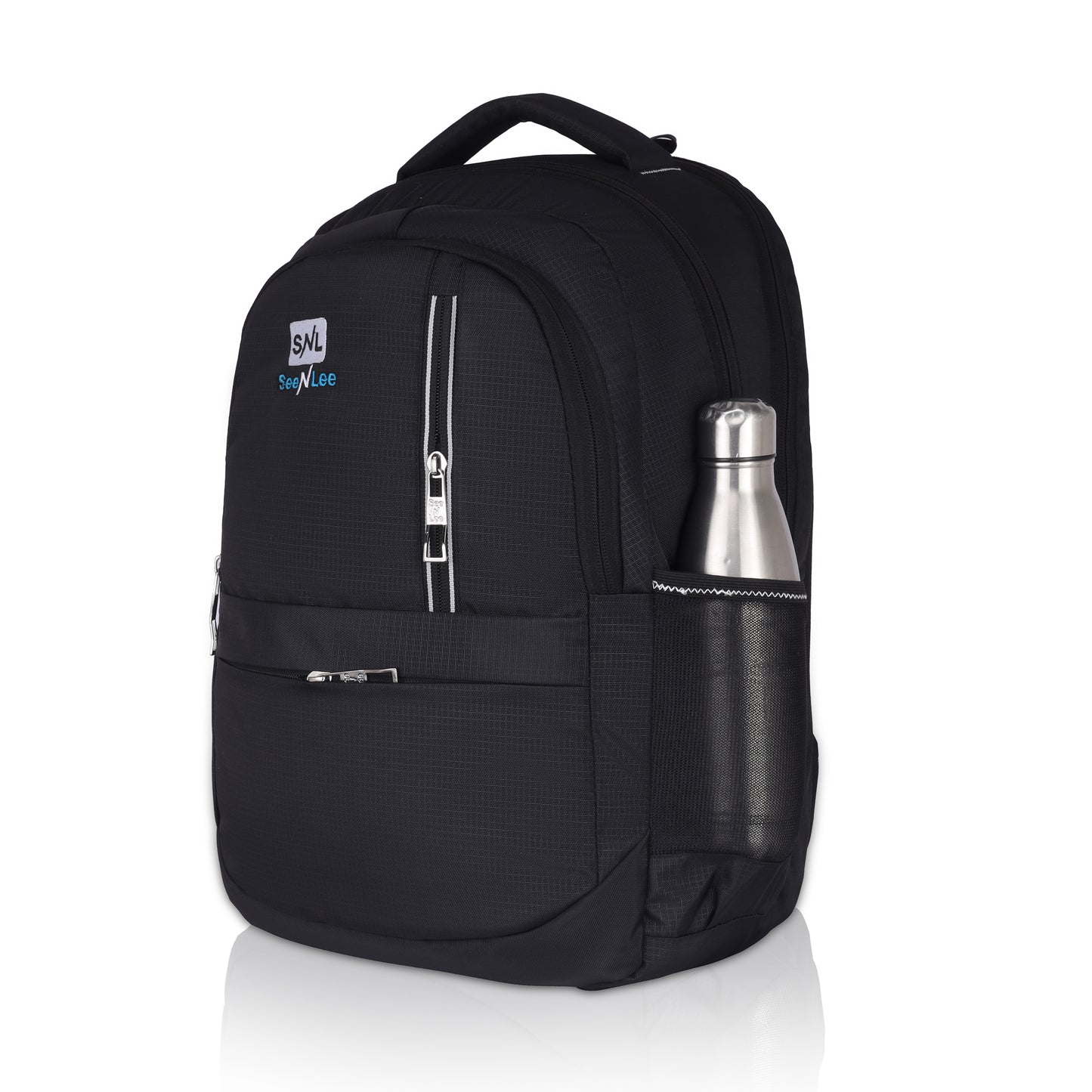 SeeNLee Metro Classic Series | 28L Professional Backpack | Urban Daily Carry with Minimalist Design (Classic Black)