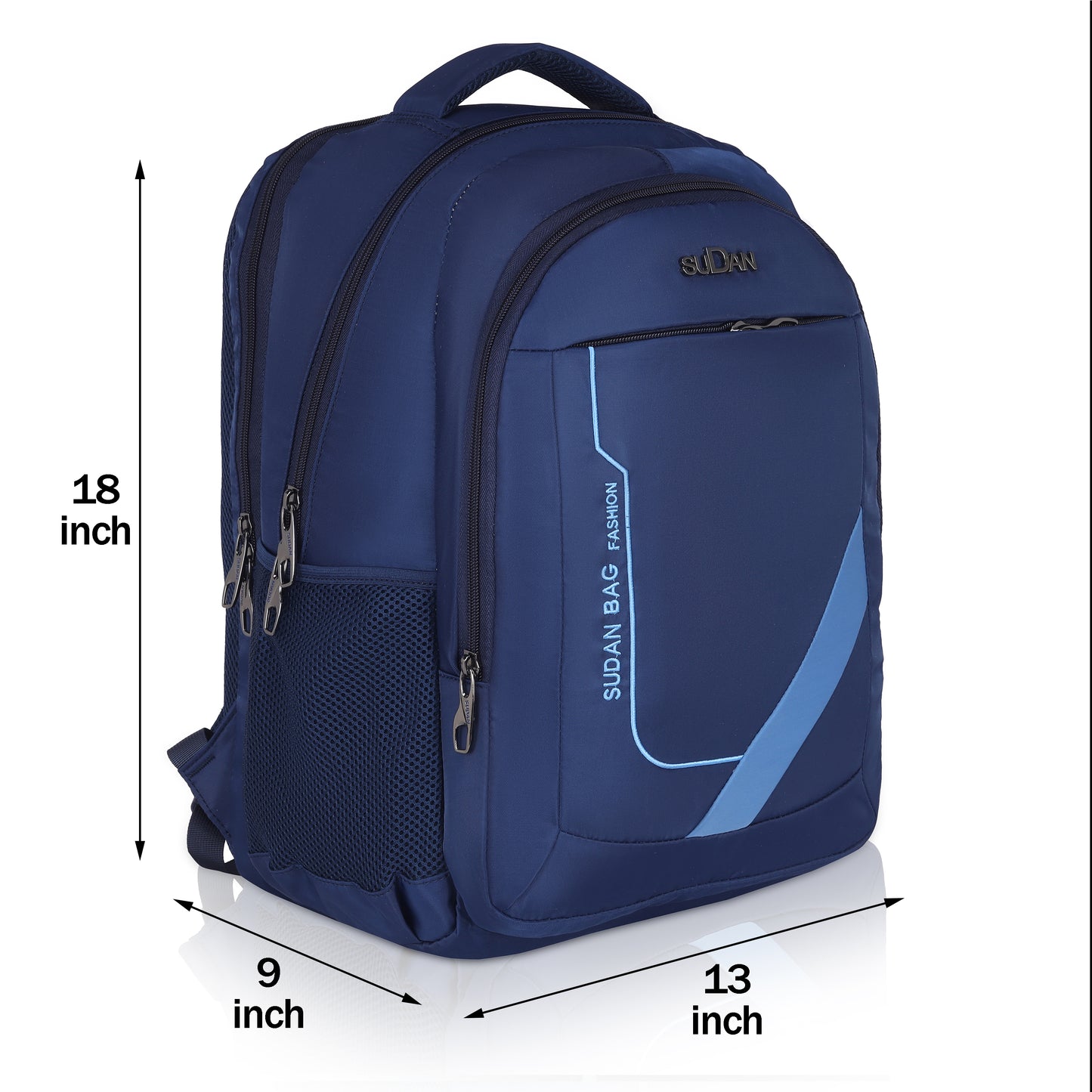 Sudan BAG Fashion | B-405 Night Black | Urban Tech Series | Modern Commuter Pack (BLUE)