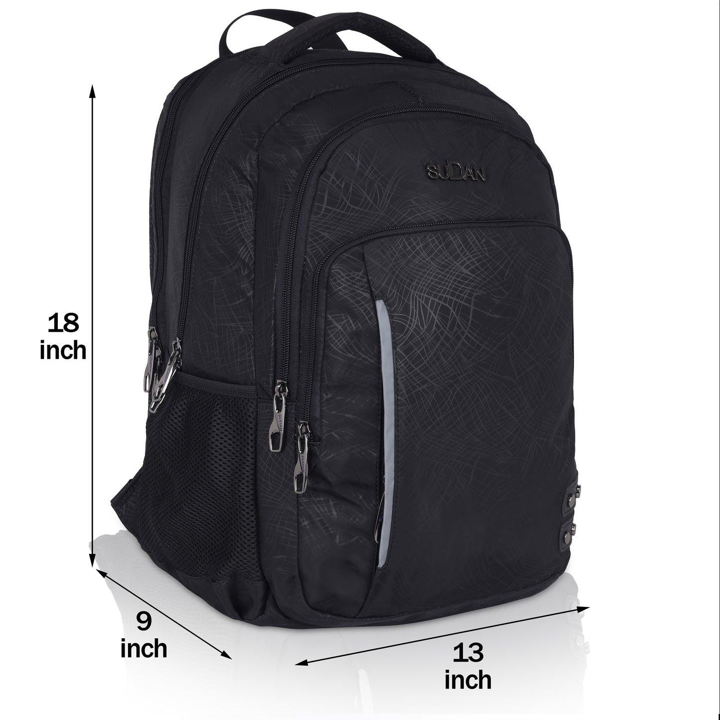 Sudan Edge Pro Backpack | E-303 Deep Black | Professional Series | Executive Daypack