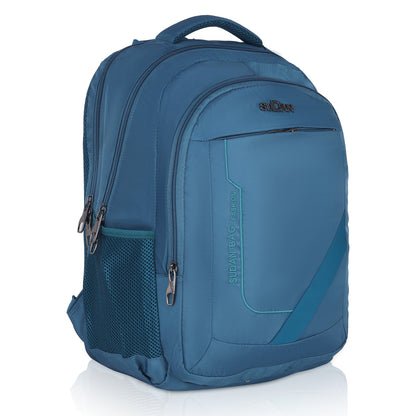 Sudan BAG Fashion | B-405 Night Black | Urban Tech Series | Modern Commuter Pack (AIRPORT BLUE)