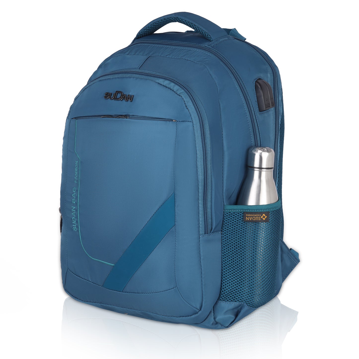 Sudan BAG Fashion | B-405 Night Black | Urban Tech Series | Modern Commuter Pack (AIRPORT BLUE)