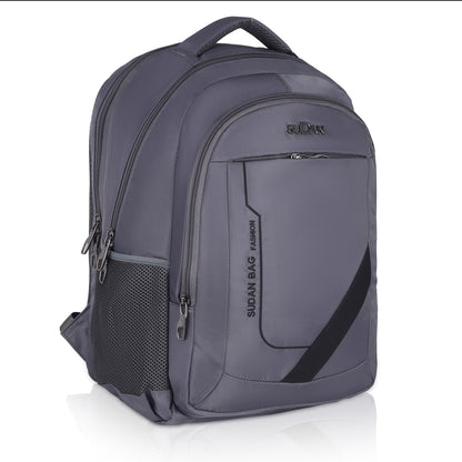 Sudan BAG Fashion | B-405 Night Black | Urban Tech Series | Modern Commuter Pack (GREY)