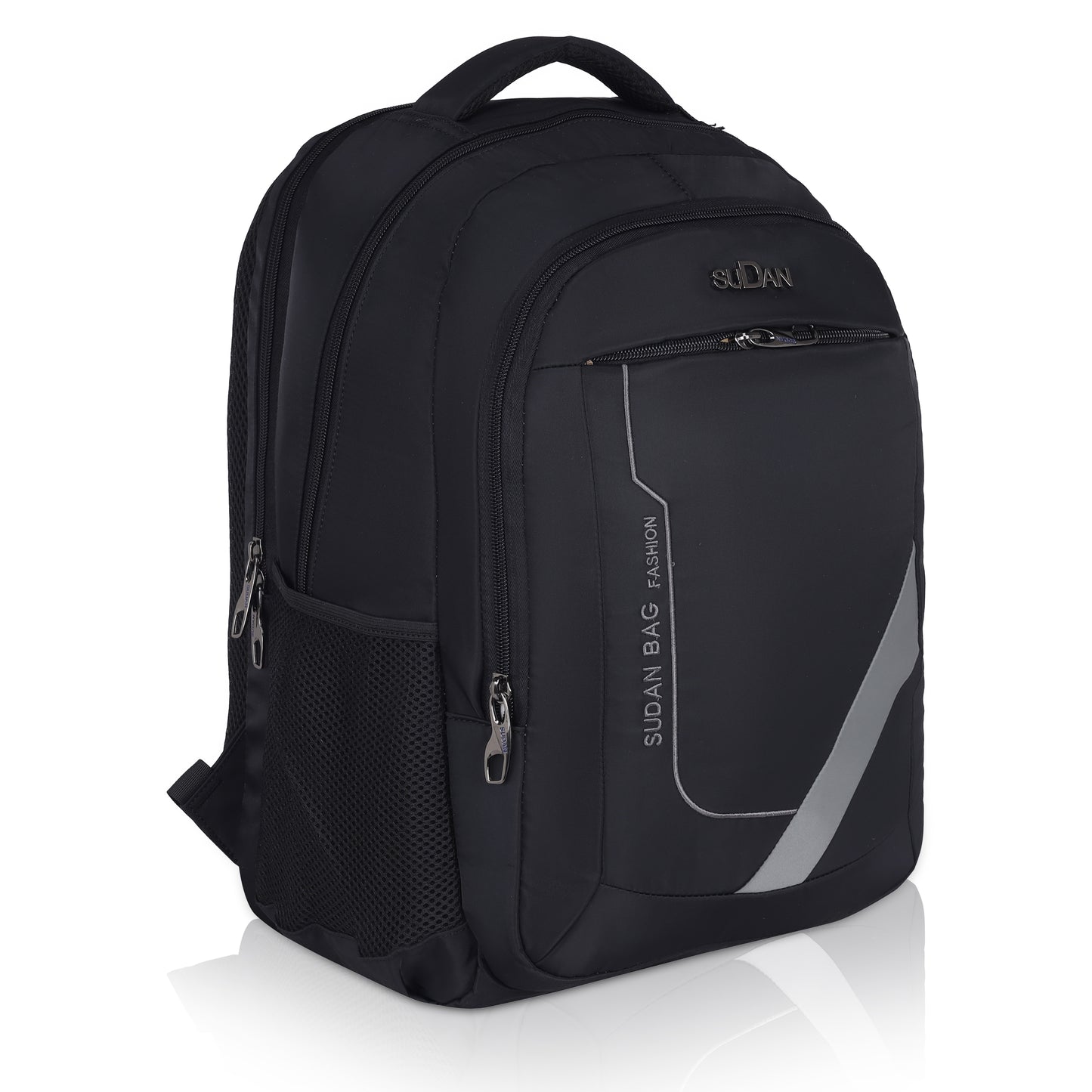 Sudan BAG Fashion | B-405 Night Black | Urban Tech Series | Modern Commuter Pack (BLACK)