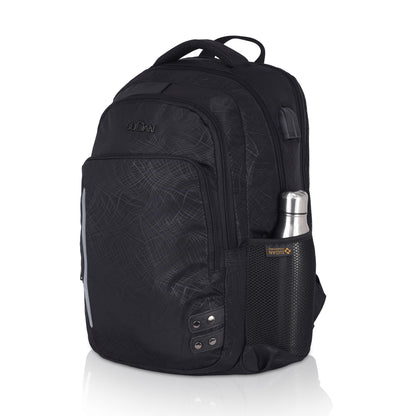 Sudan Edge Pro Backpack | E-303 Deep Black | Professional Series | Executive Daypack (BLACK)