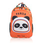 Cute Panda Backpack | Orange Floral Kids School Bag with Bottle Holder | Waterproof Children's Rucksack - Ages 3-8 Years