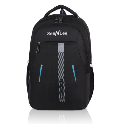 SeeNLee AeroLite 21L Smart Backpack - Ultra-Lightweight Series for School, College & Urban Life (Black)