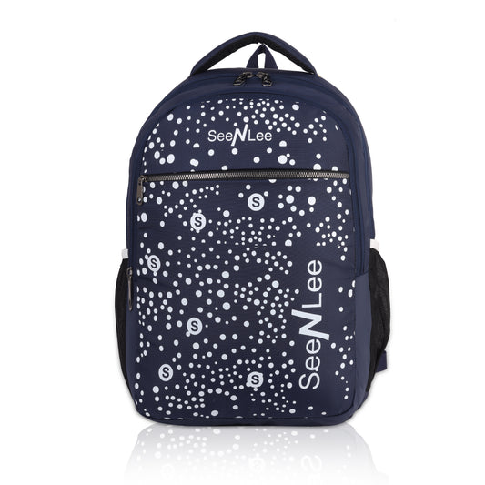 SeeNLee Night Sky 21L Smart Tech Backpack - Premium Navy Speckled Design with Professional Appeal