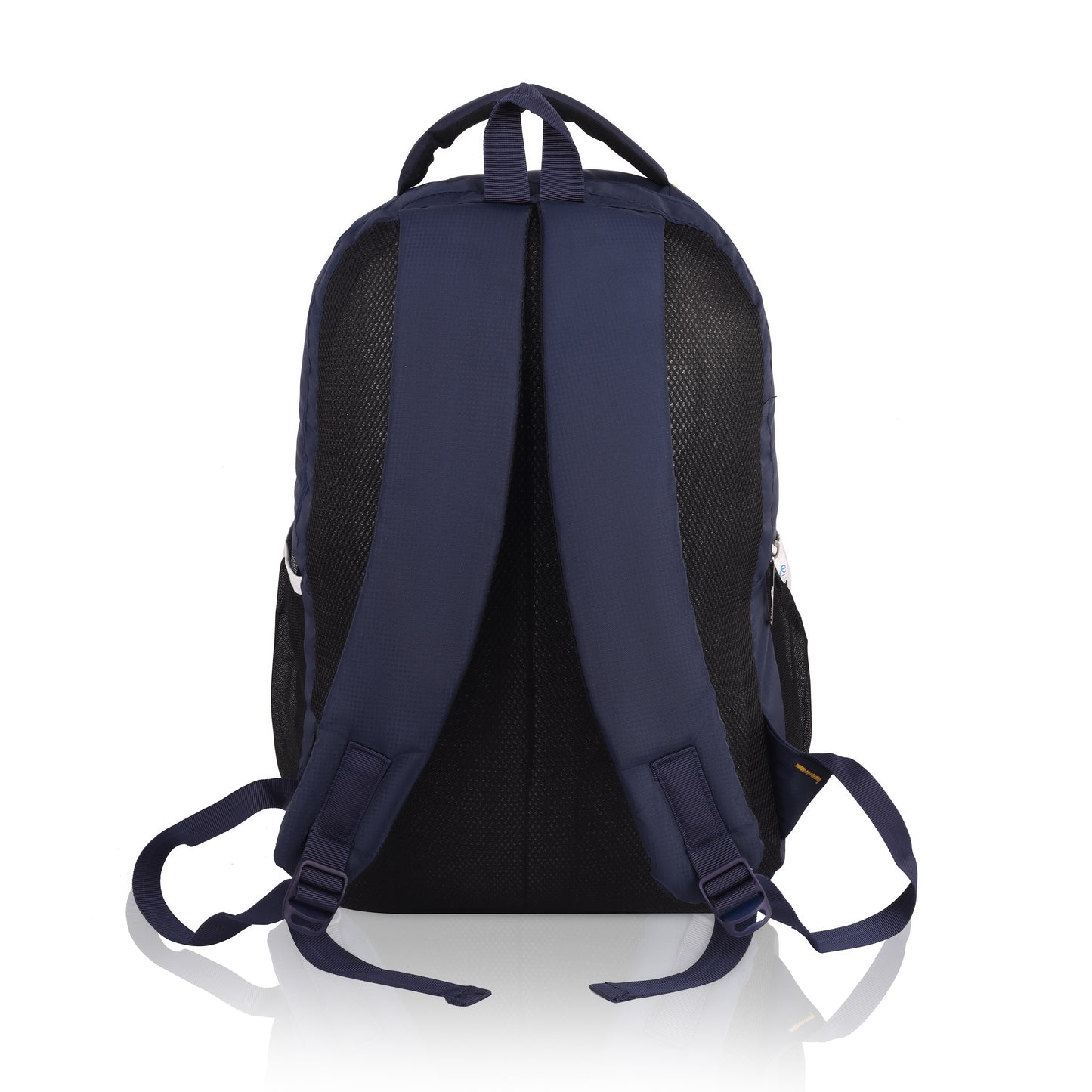 SeeNLee Metro Wave 21L Smart Tech Backpack - Navy Blue Professional with Red Accent Stitching