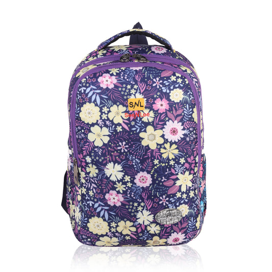 Discover the perfect blend of style and function with SeeNLee's floral print 25L backpack. Smart Tech fabric meets fashion-forward design. Ideal for college, work & travel. Includes laptop protection & warranty.