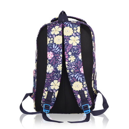 SeeNLee Bella Flora 25L Smart Fashion Backpack - Floral Print Women's Daypack for College, Work & Travel | Stylish Laptop Bag