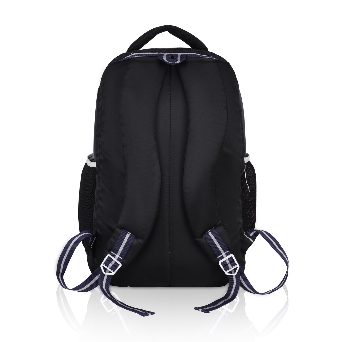 SeeNLee Limitless 28L Motivational Backpack - Break The Limits Edition for School, College & Urban Lifestyle (Stealth Black/Red)