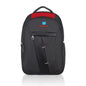 SeeNLee Navigator Pro 28L Backpack - Classic Sport Edition for School, College & Travel (Black/Red/Blue)