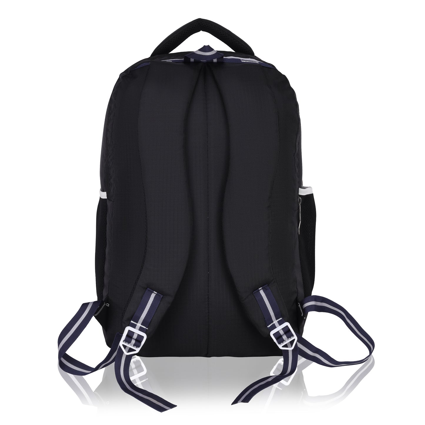 SeeNLee SkateLife 25L Urban Backpack - Street Sport Edition for School, College & Skateboarding Enthusiasts (Stealth Black/Blue)