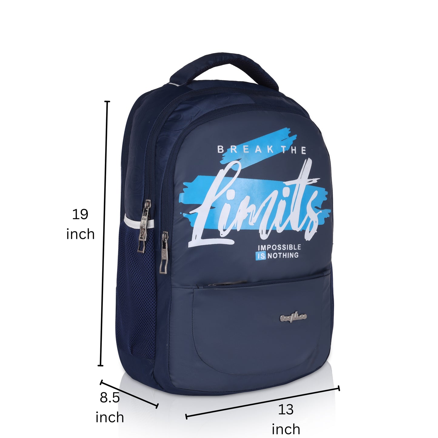 SeeNLee 28L K-Pop Inspired Lightweight College Backpack - Break The Limits Edition | Perfect for BTS Army & Students