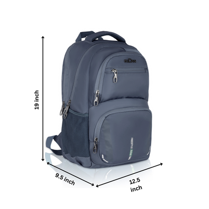 Sudan Freestyle Sport Backpack | F-403 Royal Blue | Athletic Series | Active Lifestyle Daypack (Grey)