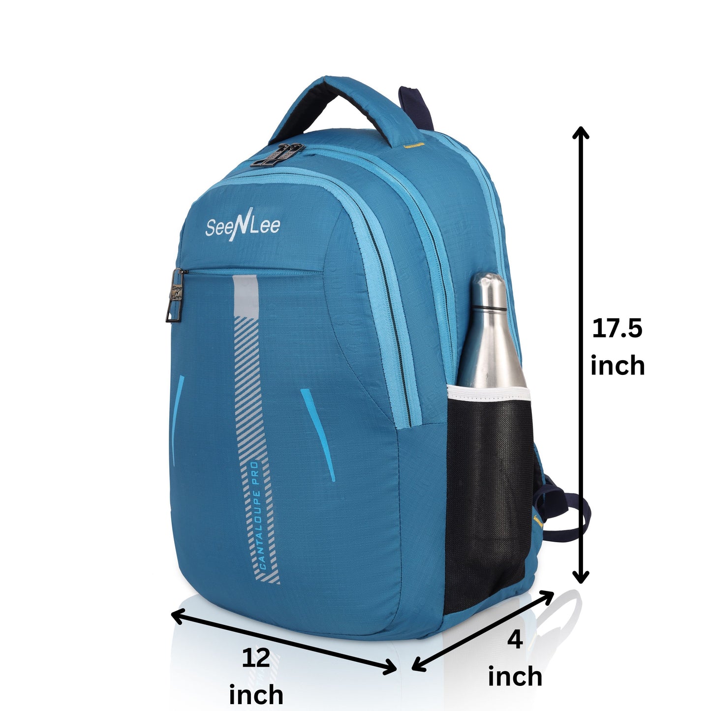 SeeNLee AeroLite 21L Smart Backpack - Ultra-Lightweight Series for School, College & Urban Life (Ocean Blue)