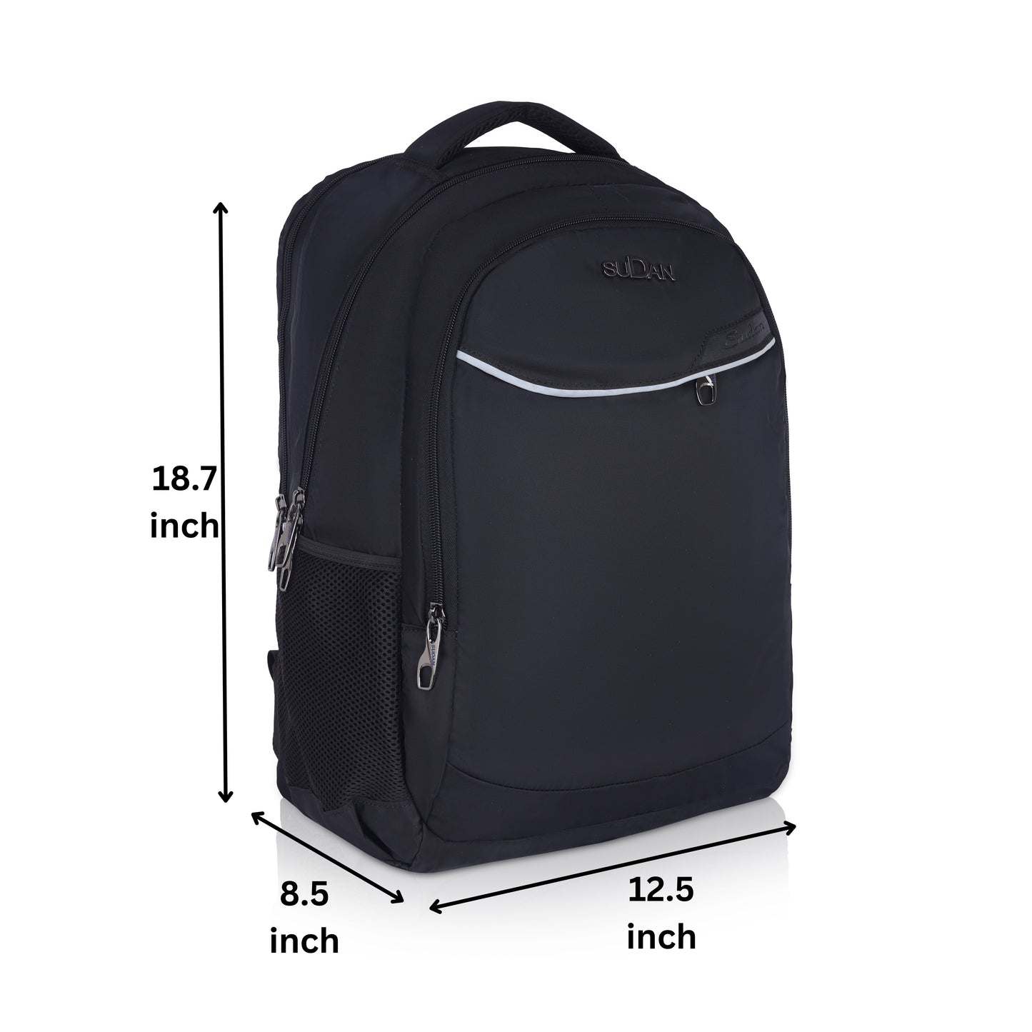 Sudan Executive Edge Backpack | L-103 Midnight Black | Professional Series | Sleek Business Daypack