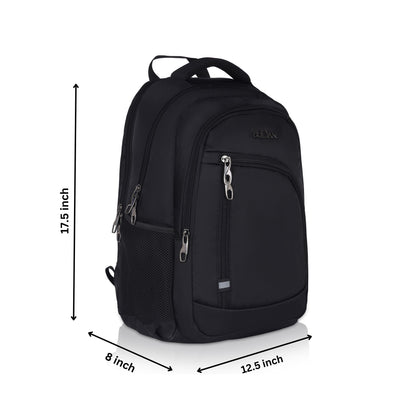 Sudan Classic Essential Backpack | L-303 Black | Professional Series | Compact Business Daypack